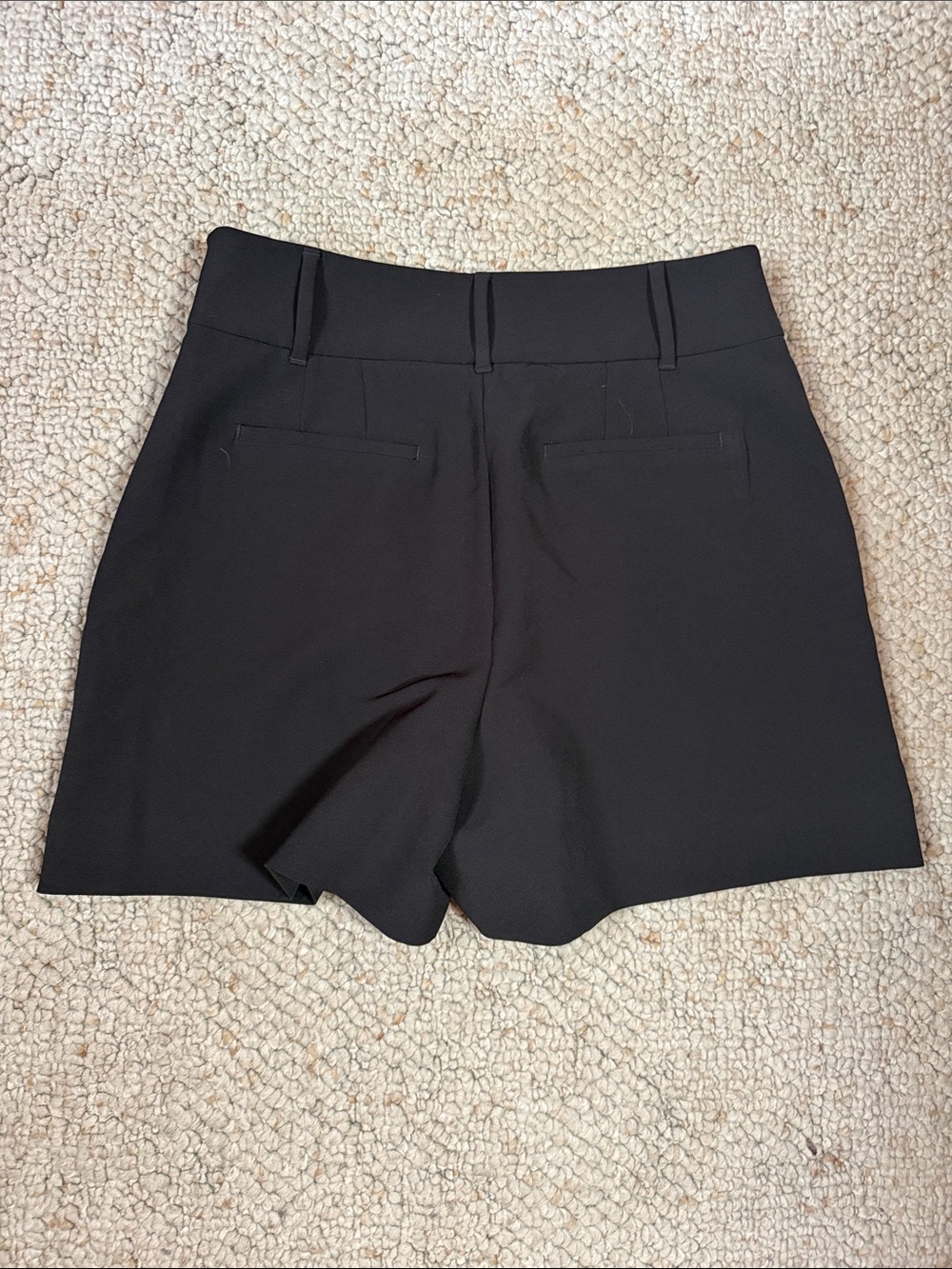 White House Black Market Black Tailored High-Waist Shorts - Picture 3 of 7